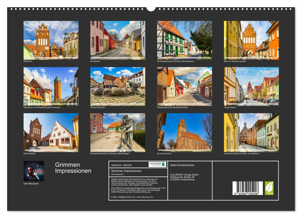 Grimmen Impressions (CALVENDO Premium Wall Calendar 2024) 