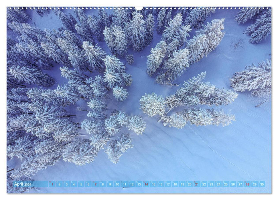 Winter is the most beautiful time (CALVENDO wall calendar 2024) 