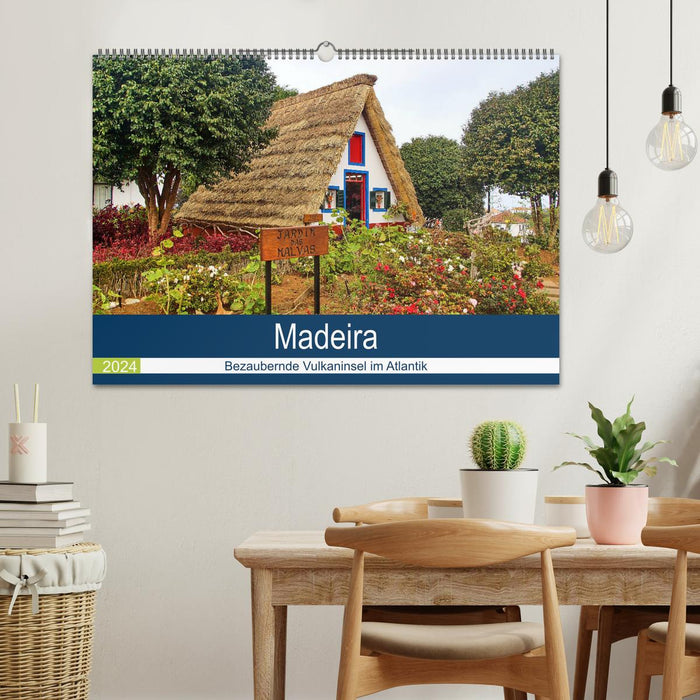 Madeira - Enchanting volcanic island in the Atlantic (CALVENDO wall calendar 2024) 