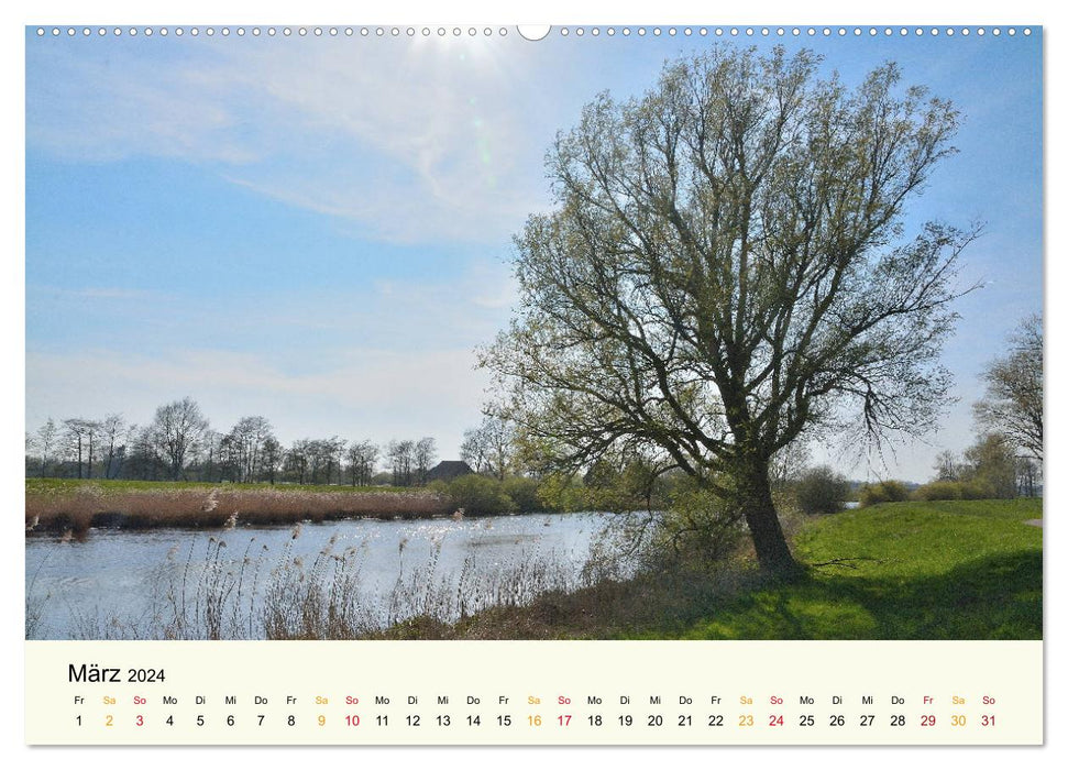 Bremen-Blockland (CALVENDO Premium Wall Calendar 2024) 