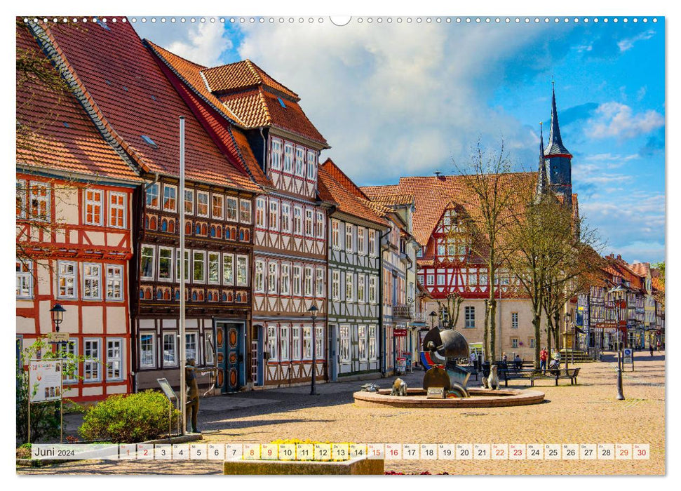 Harz of the South and West (CALVENDO wall calendar 2024) 