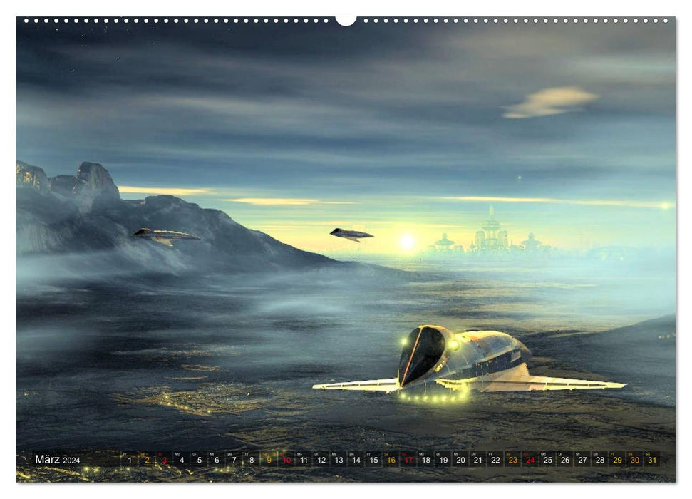 Somewhere in this galaxy (CALVENDO wall calendar 2024) 