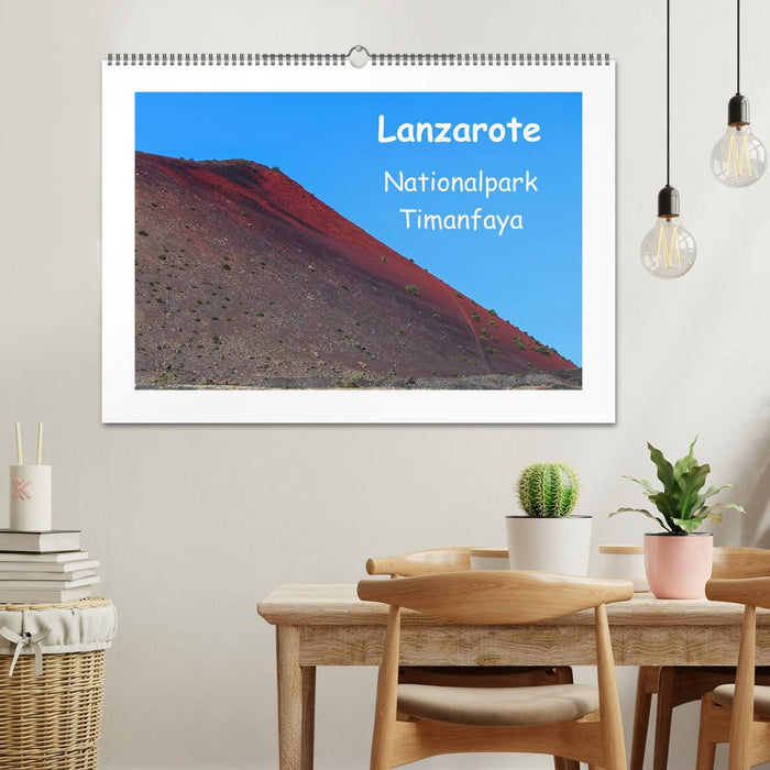 Lanzarote - Timanfaya National Park (CALVENDO wall calendar 2024) 