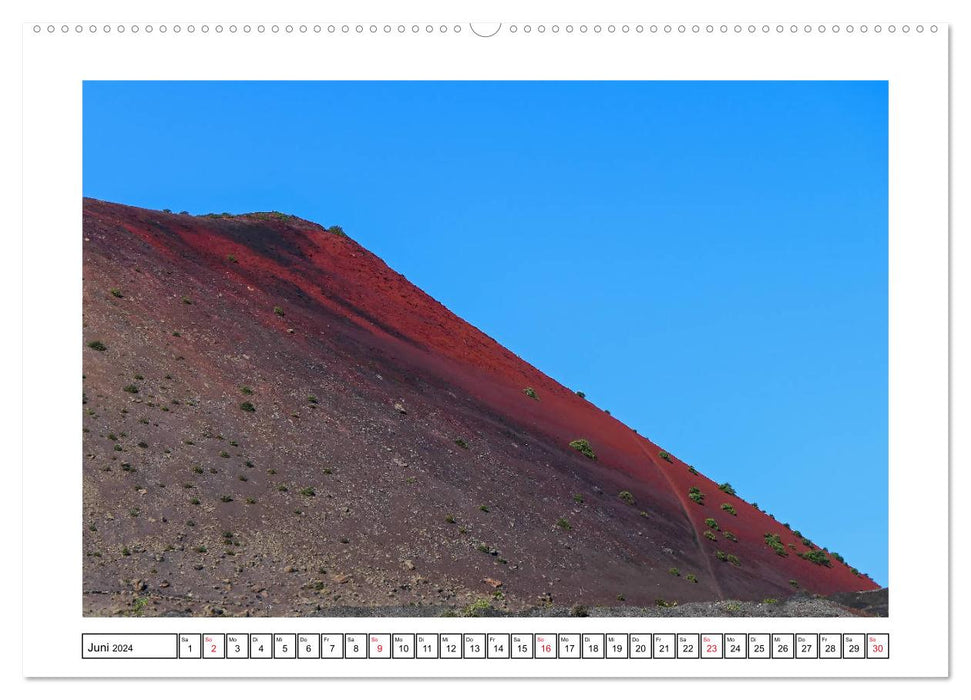 Lanzarote - Timanfaya National Park (CALVENDO wall calendar 2024) 