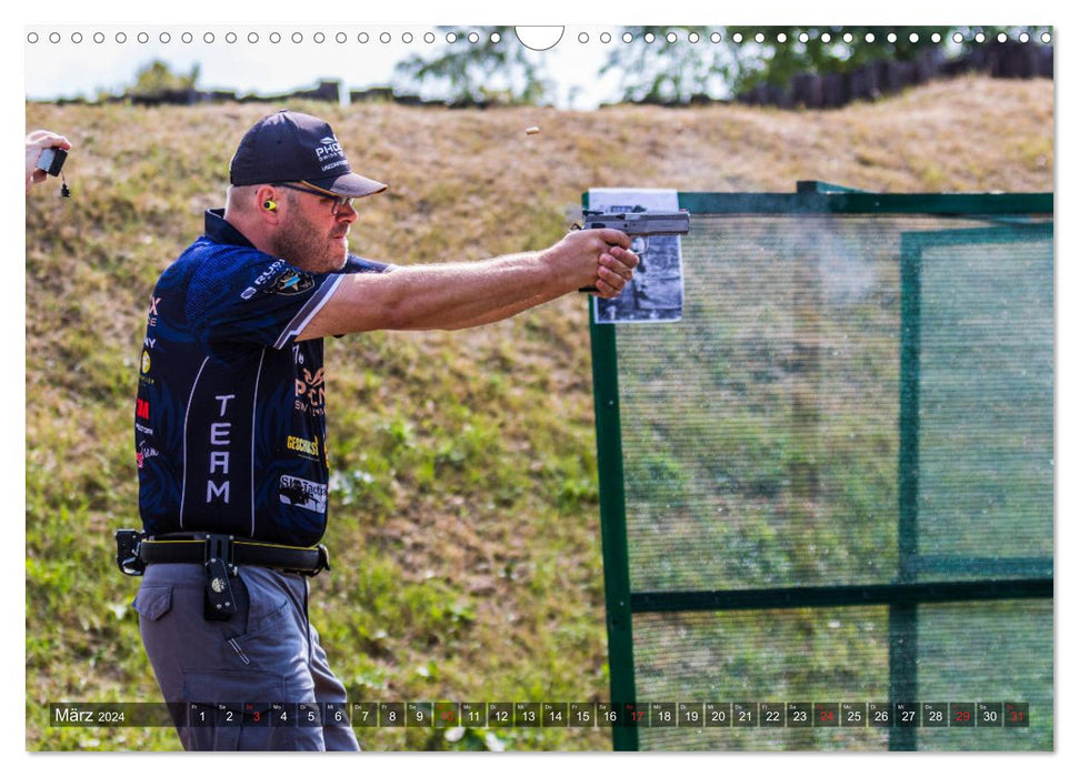 IPSC - Dynamic Shooting Sports (CALVENDO Wall Calendar 2024) 