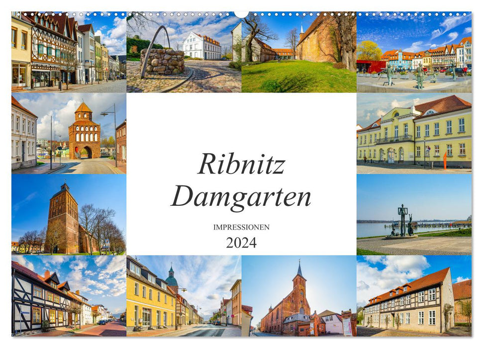 Ribnitz Damgarten Impressionen (CALVENDO Wandkalender 2024)