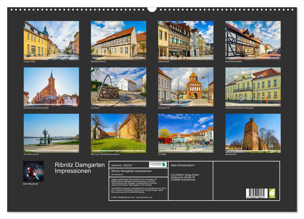 Ribnitz Damgarten impressions (CALVENDO wall calendar 2024) 