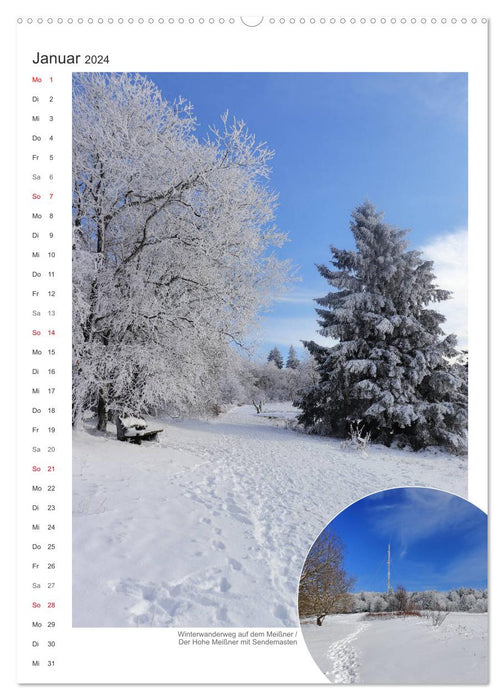 The Grimmsteig (CALVENDO Premium Wall Calendar 2024) 