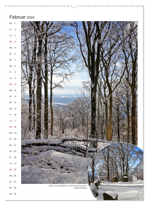 The Grimmsteig (CALVENDO Premium Wall Calendar 2024) 