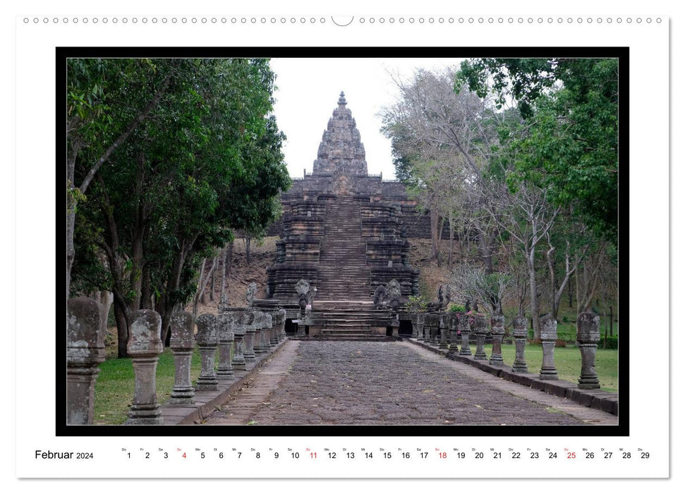 Thailand - on quiet paths (CALVENDO Premium Wall Calendar 2024) 