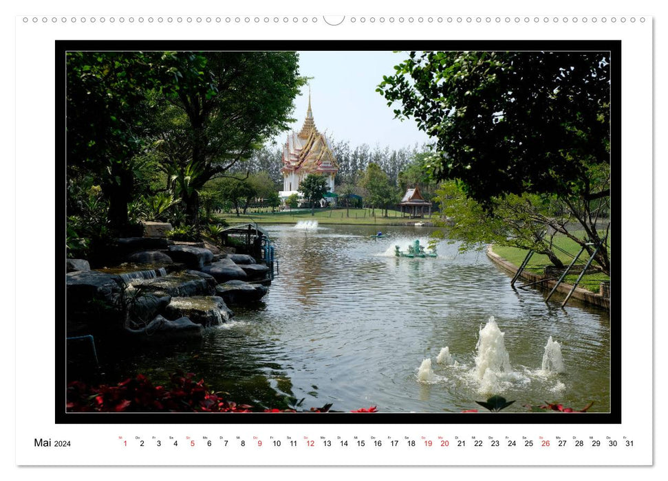 Thailand - on quiet paths (CALVENDO Premium Wall Calendar 2024) 