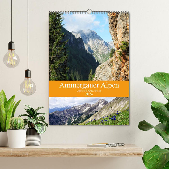 Ammergebirge Wandkalender (CALVENDO Wandkalender 2024)