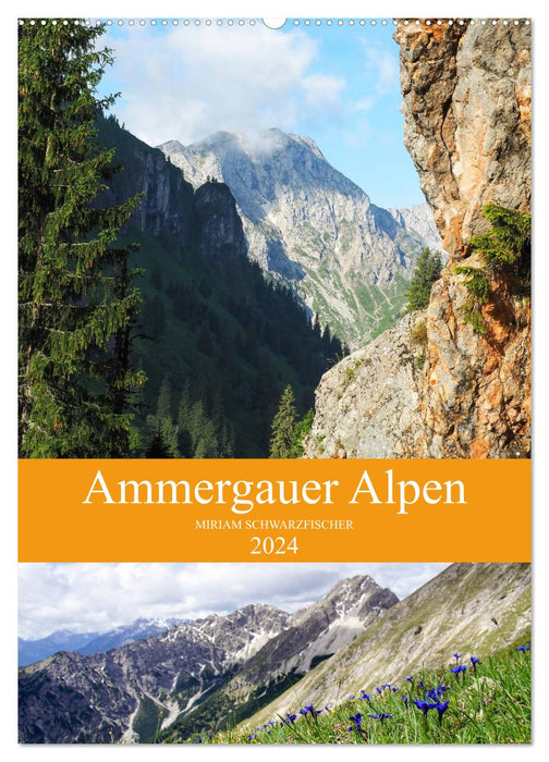 Ammergebirge wall calendar (CALVENDO wall calendar 2024) 