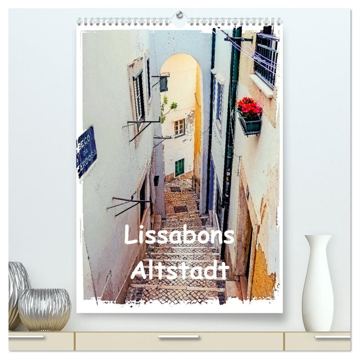 Lisbon's Old Town (CALVENDO Premium Wall Calendar 2024) 