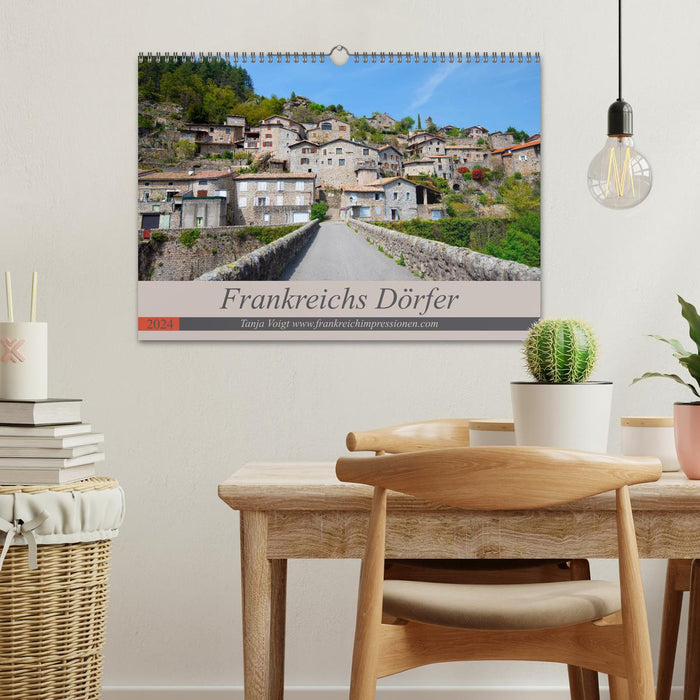 France's Villages (CALVENDO Wall Calendar 2024) 