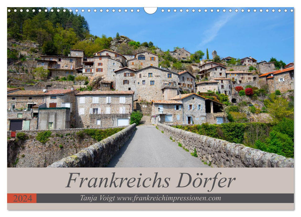 France's Villages (CALVENDO Wall Calendar 2024) 