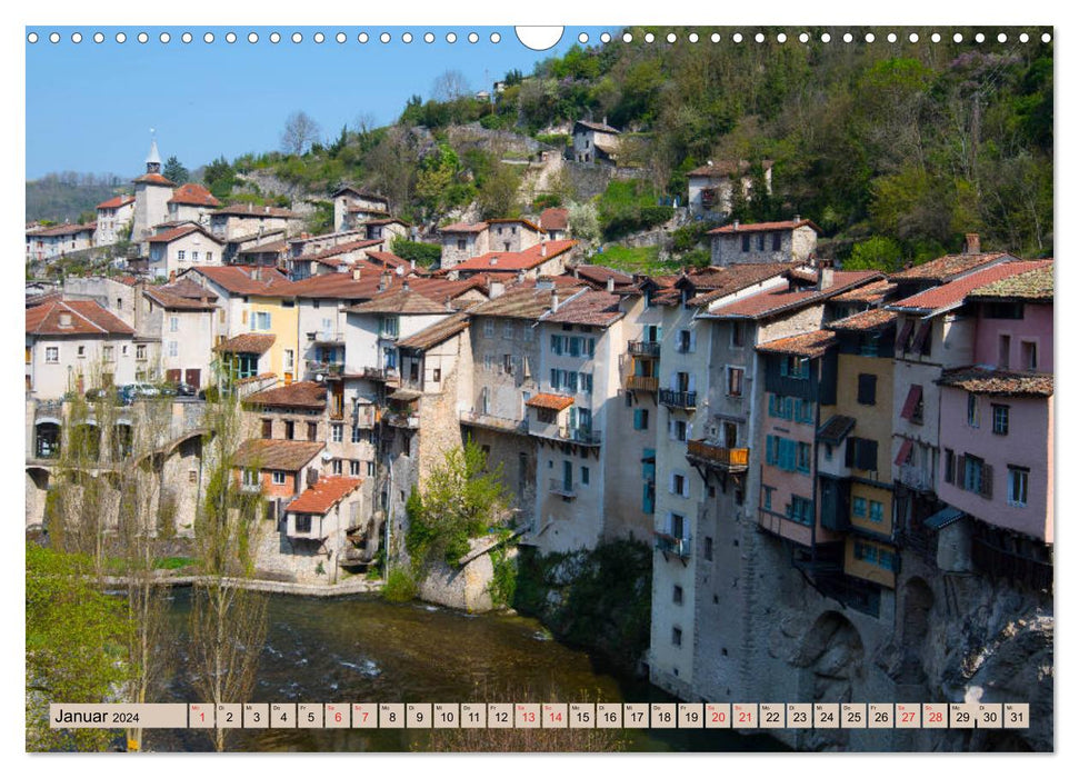 France's Villages (CALVENDO Wall Calendar 2024) 