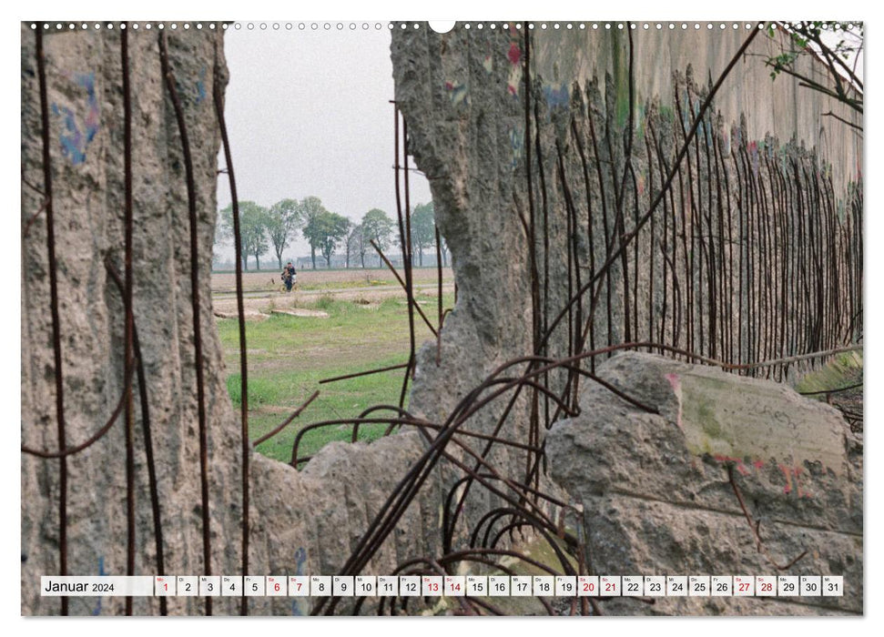 Chute du mur de Berlin 1989 – 1990 (Calvendo Premium Wall Calendar 2024) 
