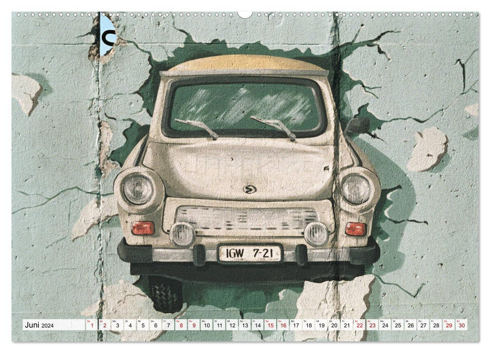 Mauerfall Berlin 1989 – 1990 (CALVENDO Premium Wandkalender 2024)