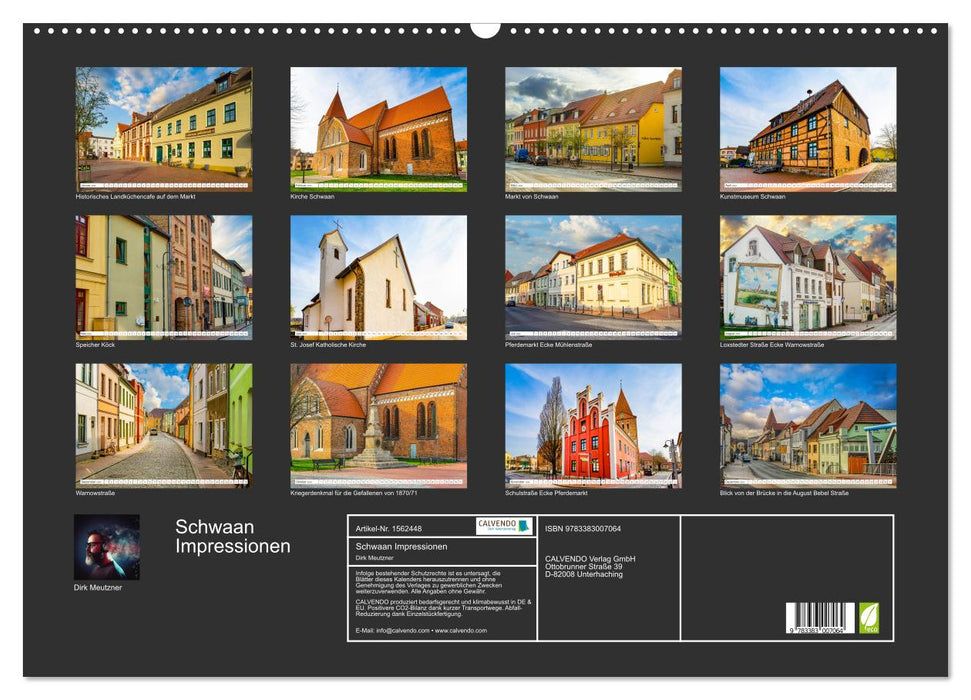 Schwaan impressions (CALVENDO wall calendar 2024) 