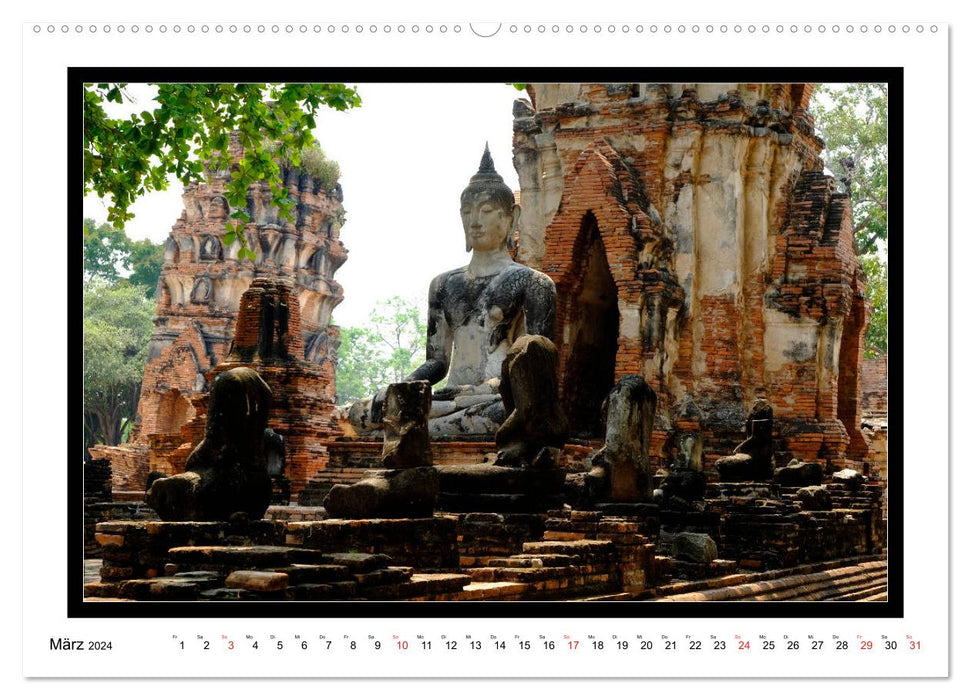 Thailand - auf stillen Wegen (CALVENDO Wandkalender 2024)