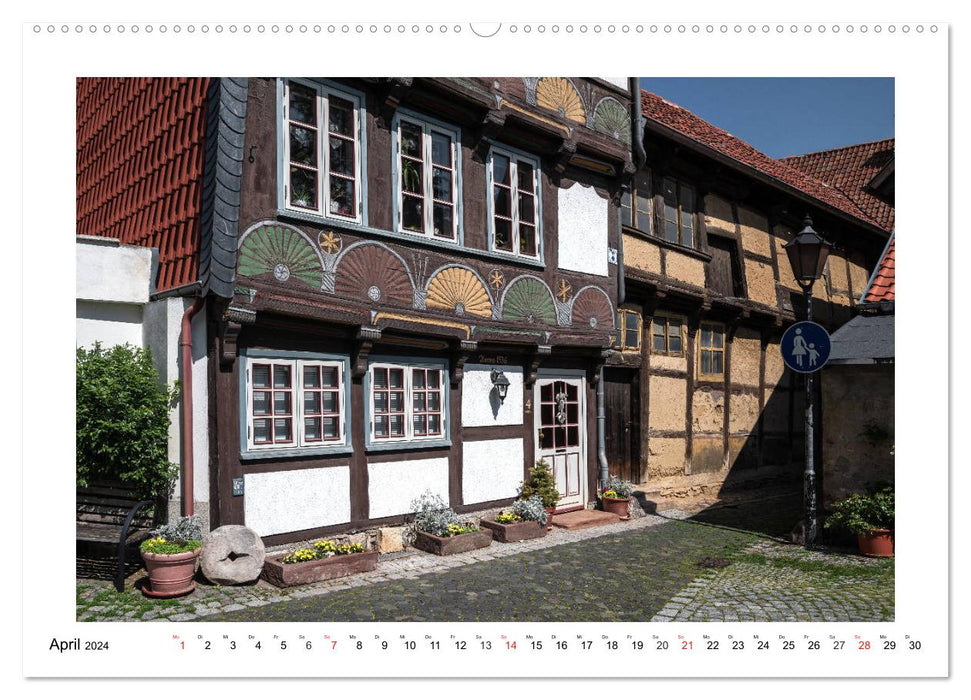 Half-timbered town of Osterwieck (CALVENDO Premium Wall Calendar 2024) 