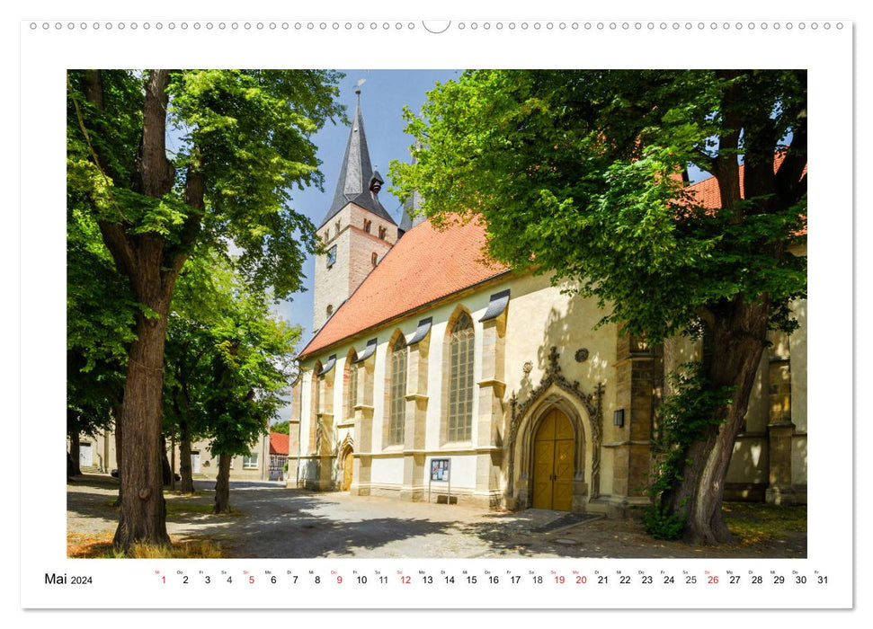 Half-timbered town of Osterwieck (CALVENDO Premium Wall Calendar 2024) 