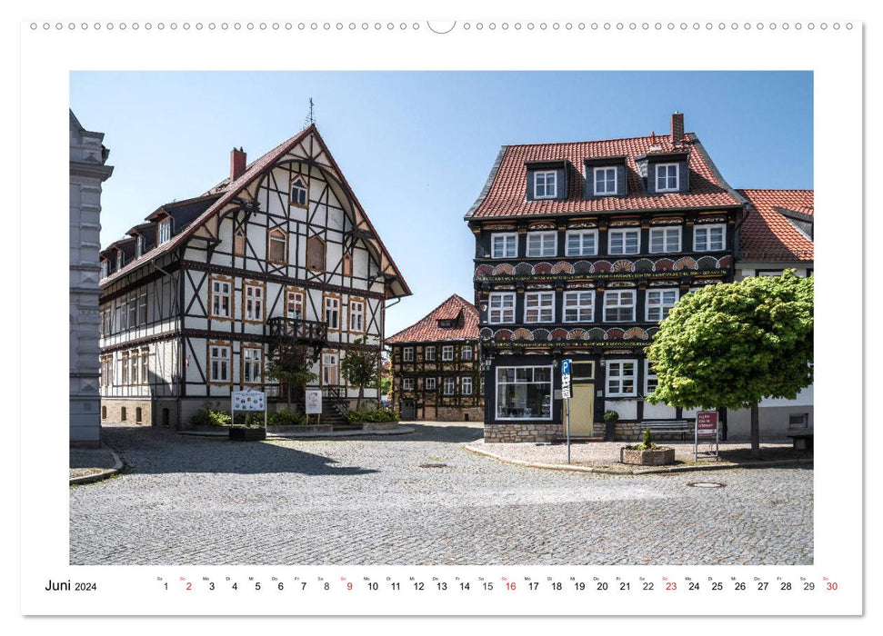 Half-timbered town of Osterwieck (CALVENDO Premium Wall Calendar 2024) 