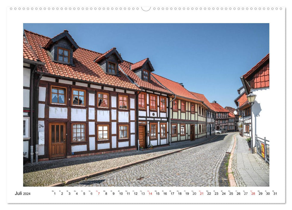 Half-timbered town of Osterwieck (CALVENDO Premium Wall Calendar 2024) 