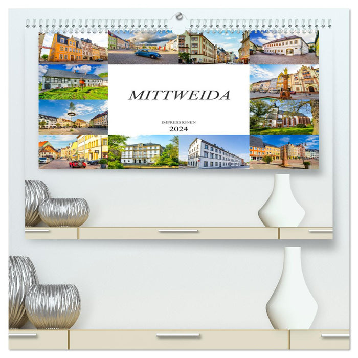 Mittweida Impressionen (CALVENDO Premium Wandkalender 2024)