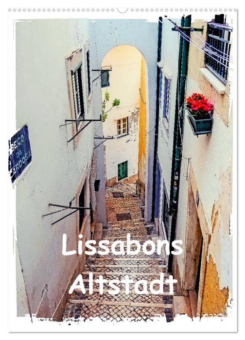 Lisbon's Old Town (CALVENDO Wall Calendar 2024) 