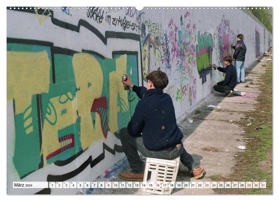 Mauerfall Berlin 1989 – 1990 (CALVENDO Wandkalender 2024)