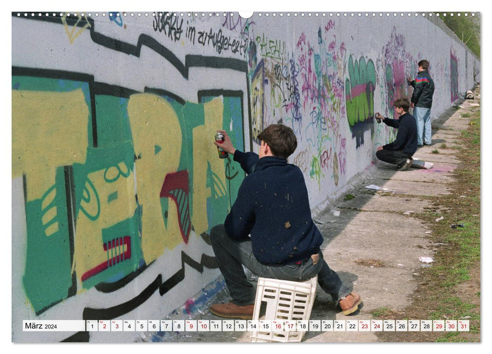 Chute du mur de Berlin 1989 – 1990 (calendrier mural CALVENDO 2024) 