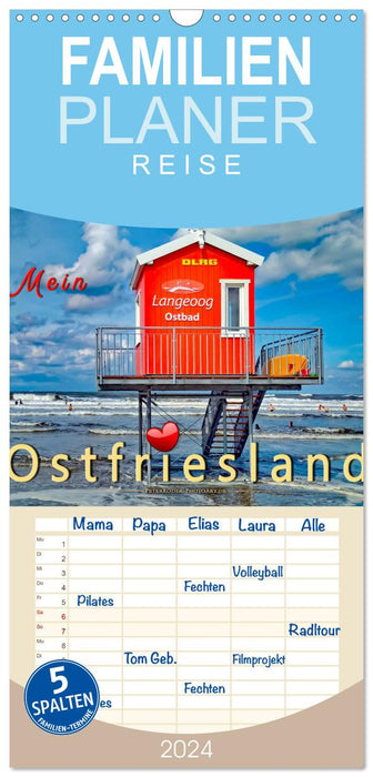 Mein Ostfriesland (CALVENDO Familienplaner 2024)