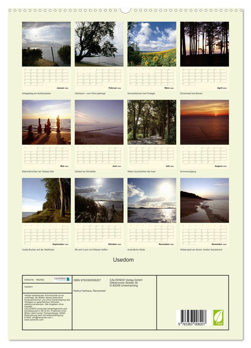 Usedom (CALVENDO Premium Wandkalender 2024)