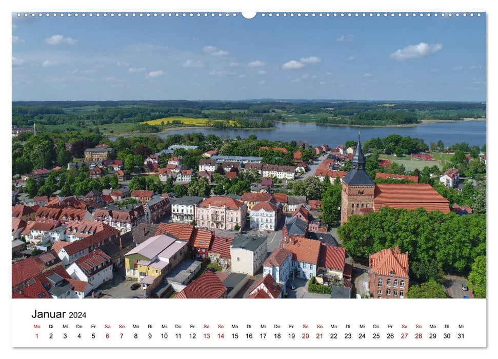 Sternberg in Mecklenburg - aerial photos by Markus Rein (CALVENDO Premium Wall Calendar 2024) 