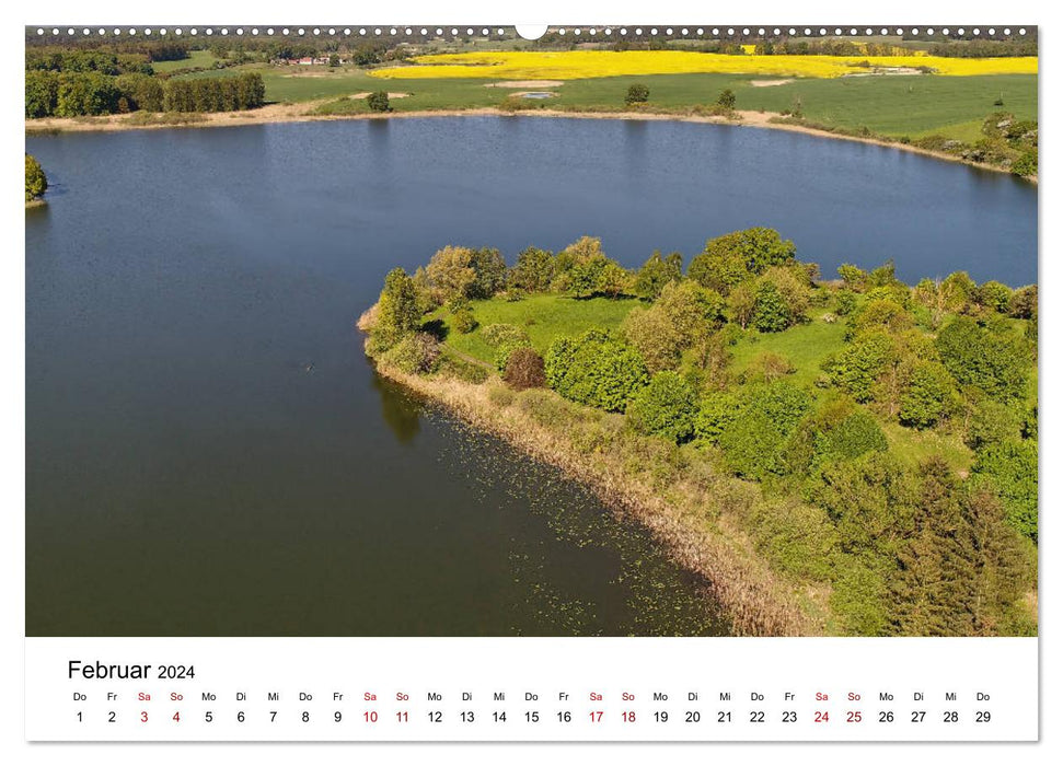 Sternberg in Mecklenburg - aerial photos by Markus Rein (CALVENDO Premium Wall Calendar 2024) 