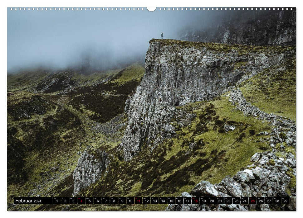 Île de Skye - le mauvais temps peut être si beau (Calvendo Premium Wall Calendar 2024) 