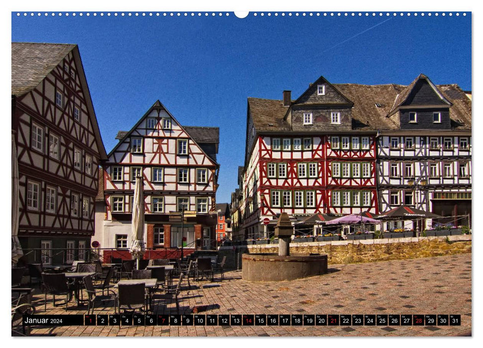 City views of Wetzlar, the historic old town (CALVENDO wall calendar 2024) 