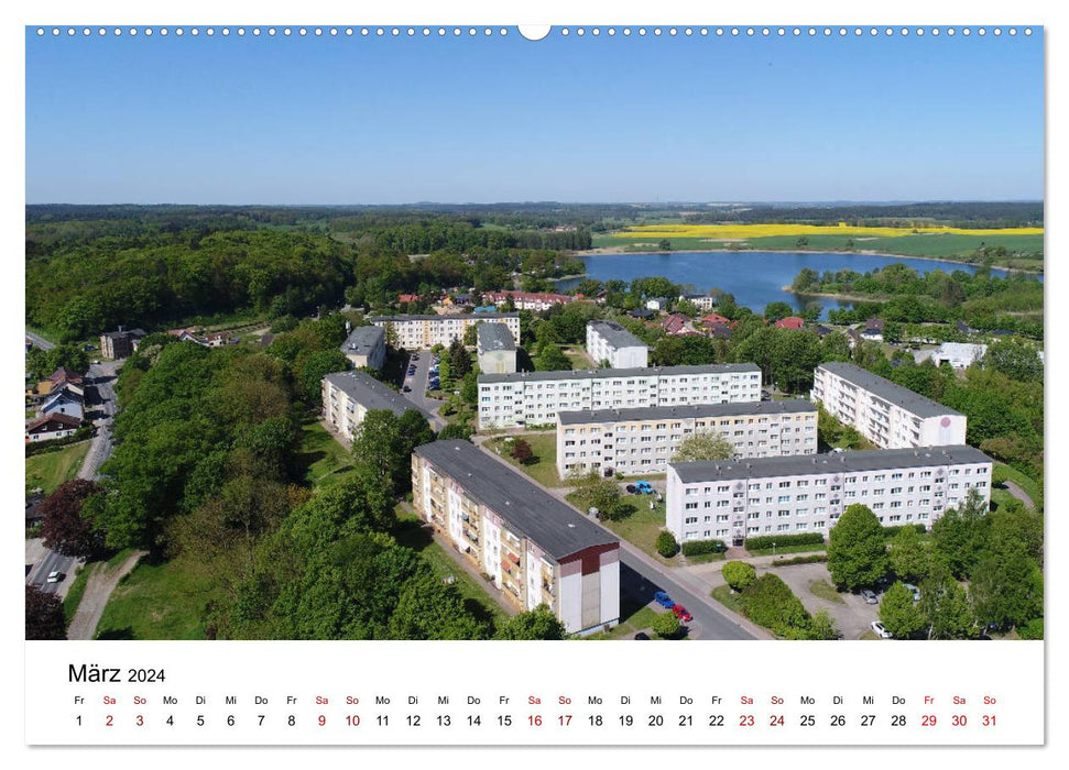 Sternberg in Mecklenburg - aerial photos by Markus Rein (CALVENDO wall calendar 2024) 