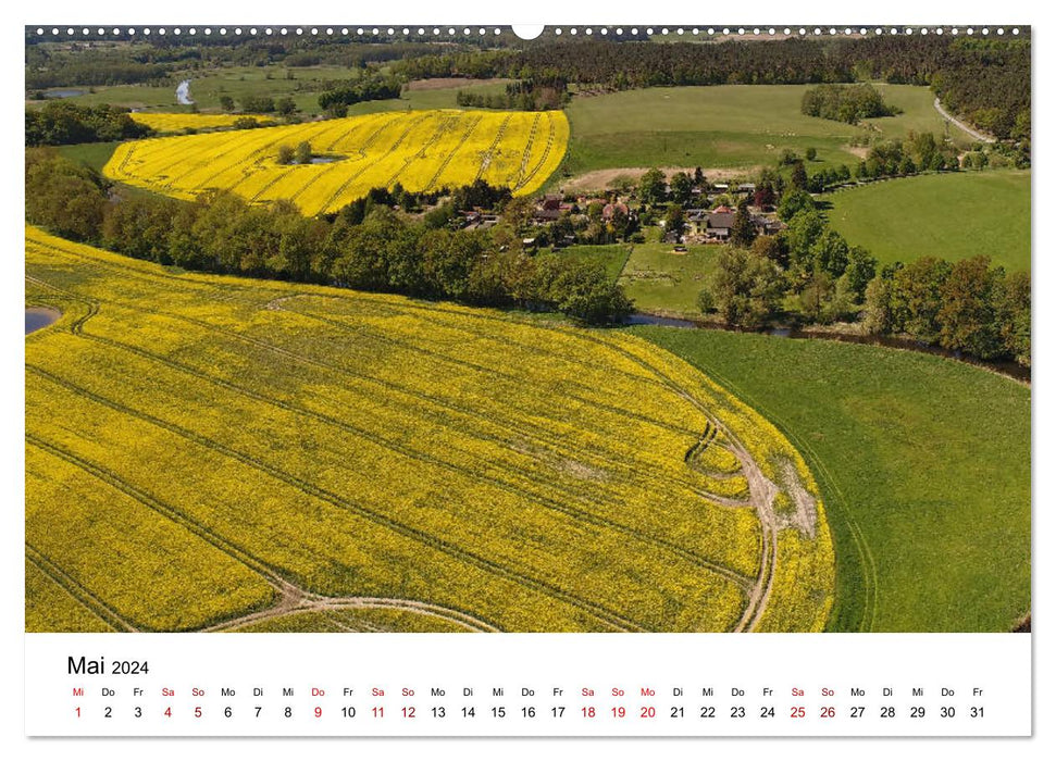 Sternberg dans le Mecklembourg - photos aériennes de Markus Rein (calendrier mural CALVENDO 2024) 