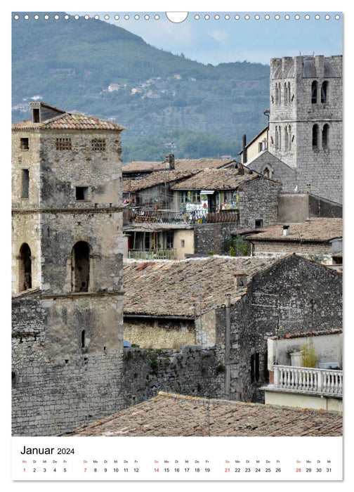 Lieux magiques en Italie (Calendrier mural CALVENDO 2024) 