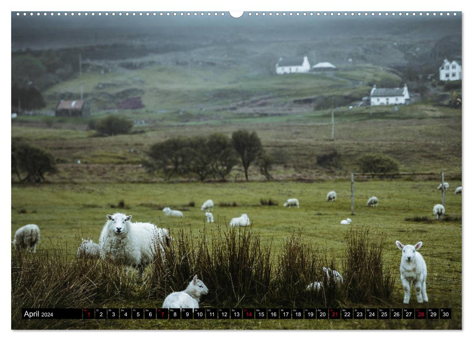 Isle of Skye - bad weather can be so beautiful (CALVENDO wall calendar 2024) 