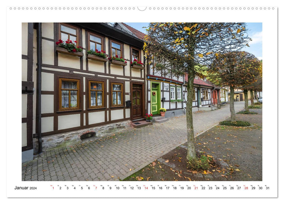 Stolberg dans le Harz (Calendrier mural CALVENDO Premium 2024) 