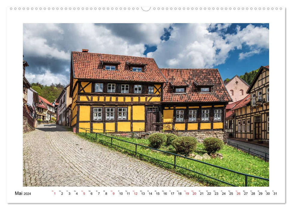 Stolberg dans le Harz (Calendrier mural CALVENDO Premium 2024) 