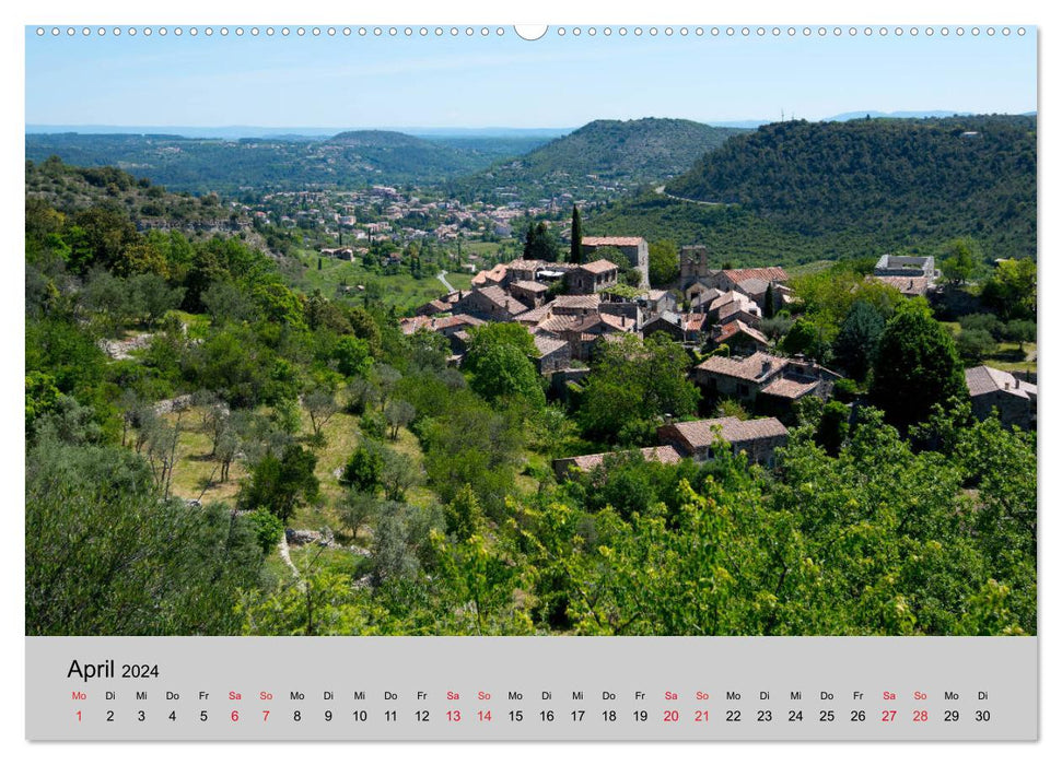 Ardèche Enchantée (Calendrier Mural Premium CALVENDO 2024) 