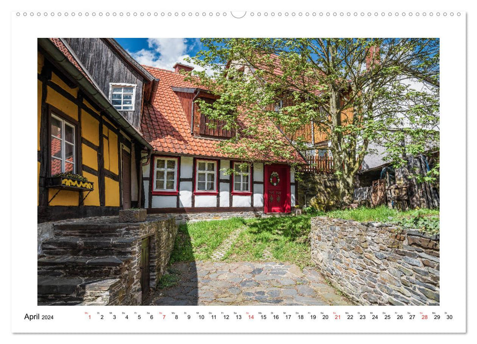 Stolberg dans le Harz (calendrier mural CALVENDO 2024) 