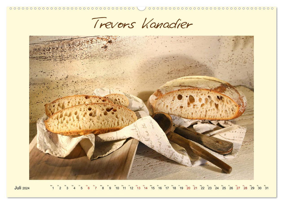 Mon pain préféré (Calendrier mural CALVENDO Premium 2024) 