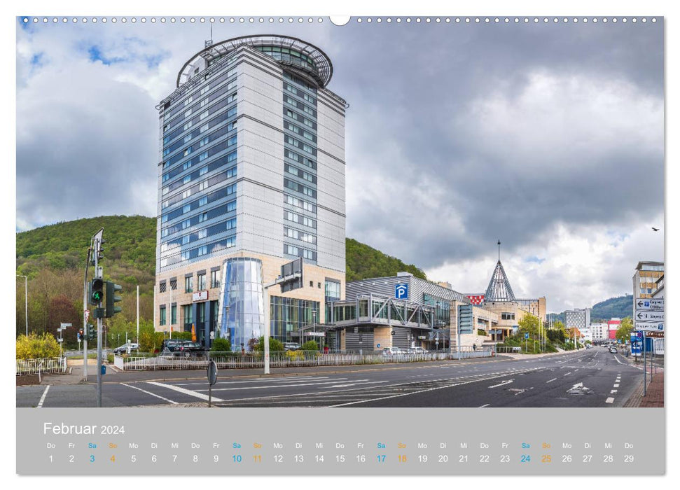 Suhl - the Thuringian weapons metropolis (CALVENDO Premium Wall Calendar 2024) 