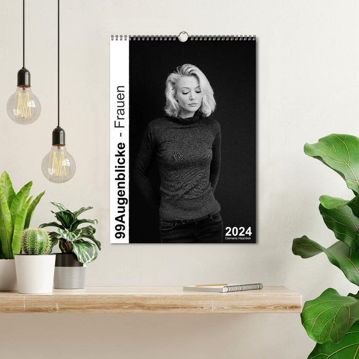 Clemens Haardiek: 99 moments - women (CALVENDO wall calendar 2024) 